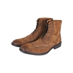 Unlisted Kenneth Cole Men's Buzzer US10 Brown PU Leather Wingtip Chukka Boots